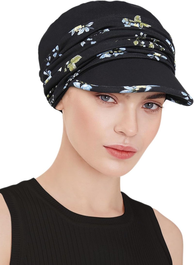 Awefeel Chemo Headwear Viscose Newsboy Cap for Women Fall and Winter Hats - Image 2
